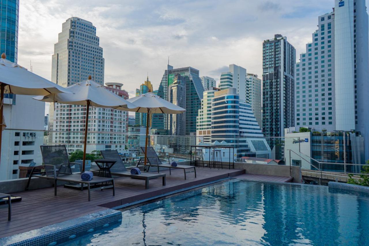 מלון בנגקוק Tastoria Collection Sukhumvit מראה חיצוני תמונה View from the rooftop pool